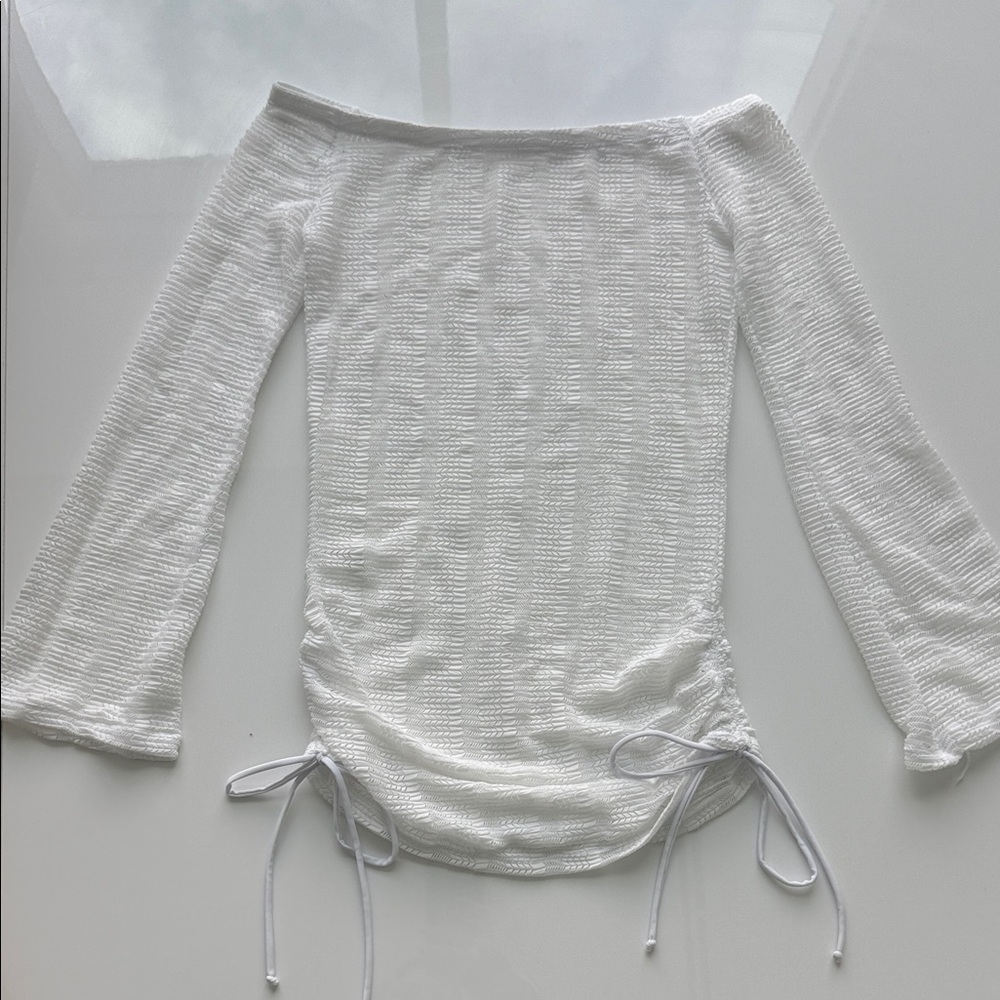 Elegant White Off beach clothes